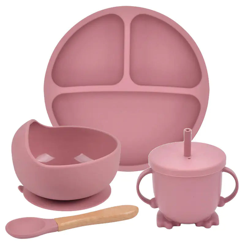 Silicone Plate Baby Dinner Set