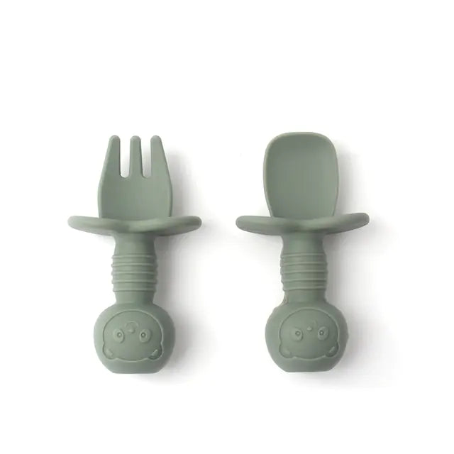 Gentle Grip Silicone Feeding Duo