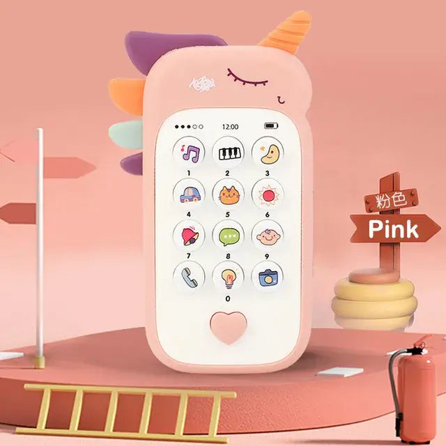 Baby Phone Sound Sleeping Toy With Teether