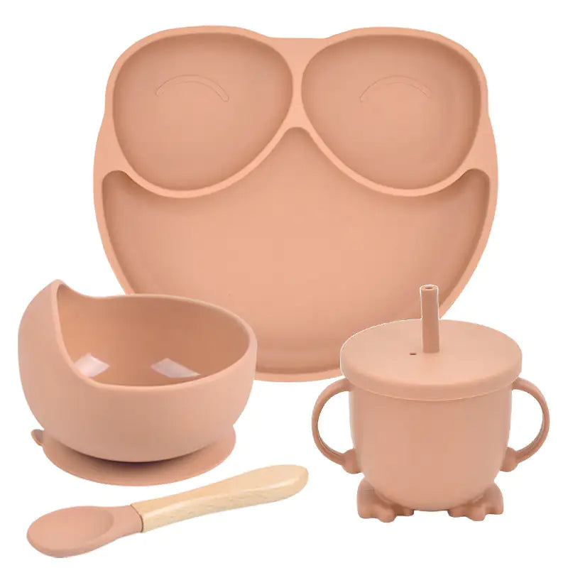 Silicone Plate Baby Dinner Set