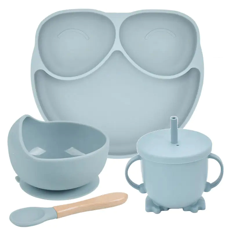 Silicone Plate Baby Dinner Set