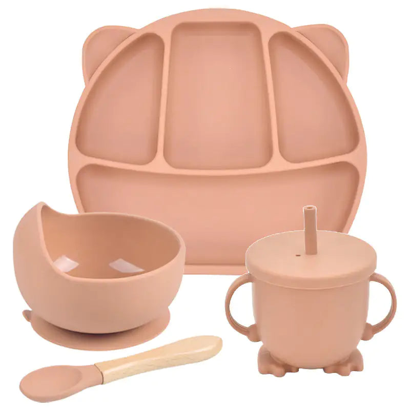 Silicone Plate Baby Dinner Set