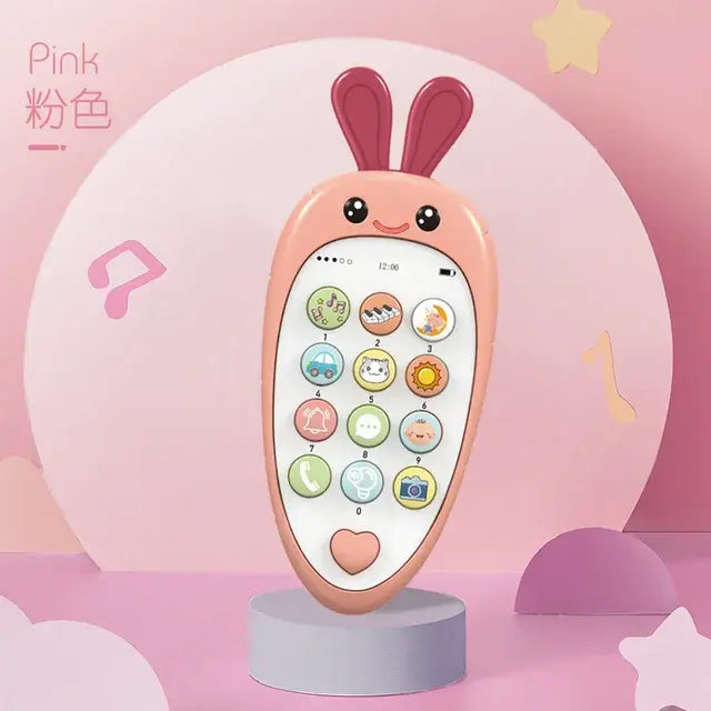 Baby Phone Sound Sleeping Toy With Teether