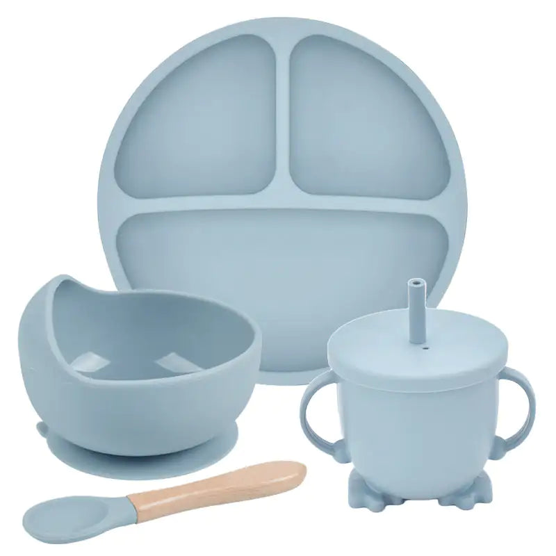 Silicone Plate Baby Dinner Set