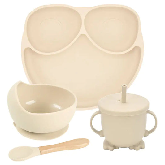 Silicone Plate Baby Dinner Set