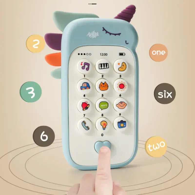 Baby Phone Sound Sleeping Toy With Teether