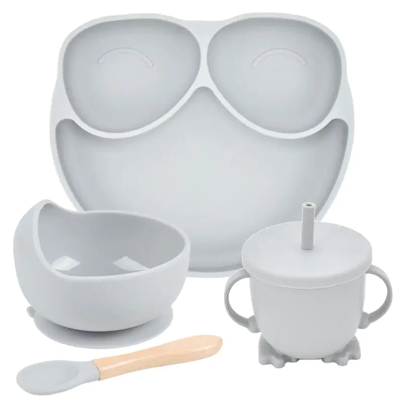 Silicone Plate Baby Dinner Set