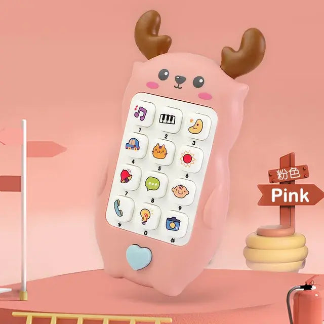 Baby Phone Sound Sleeping Toy With Teether