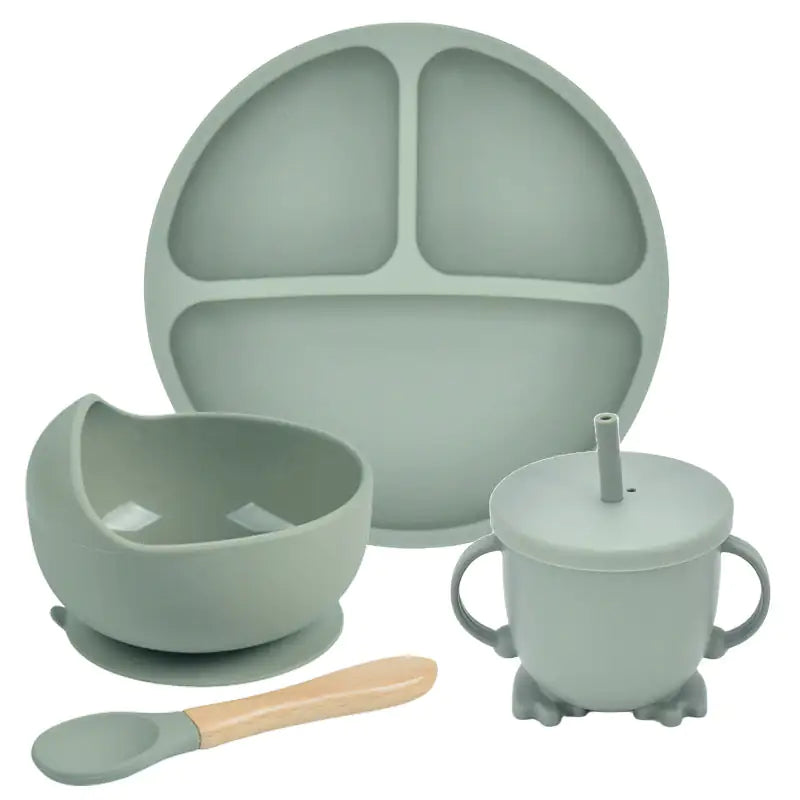 Silicone Plate Baby Dinner Set