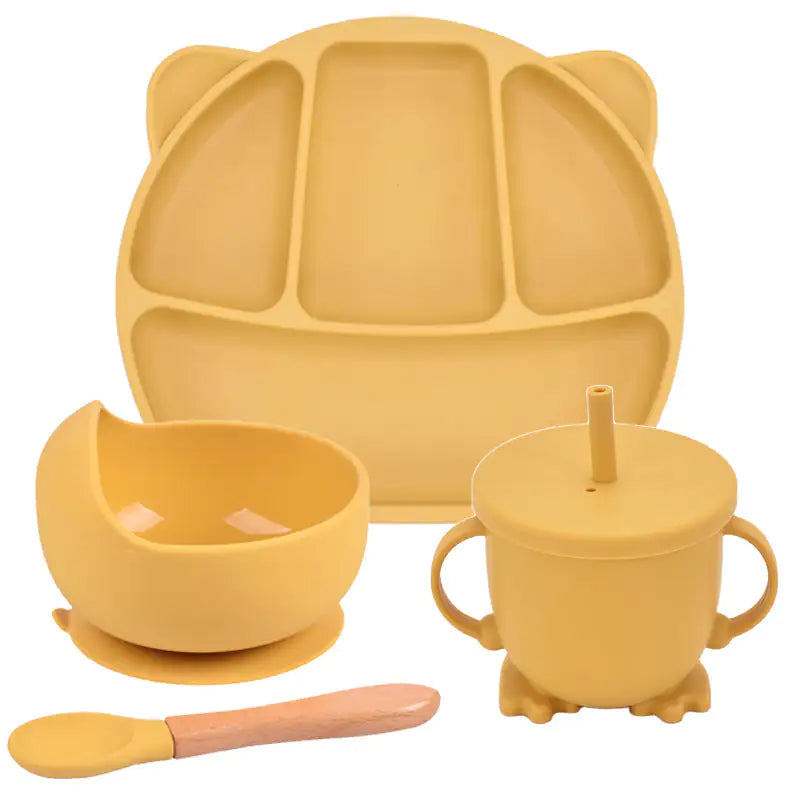 Silicone Plate Baby Dinner Set