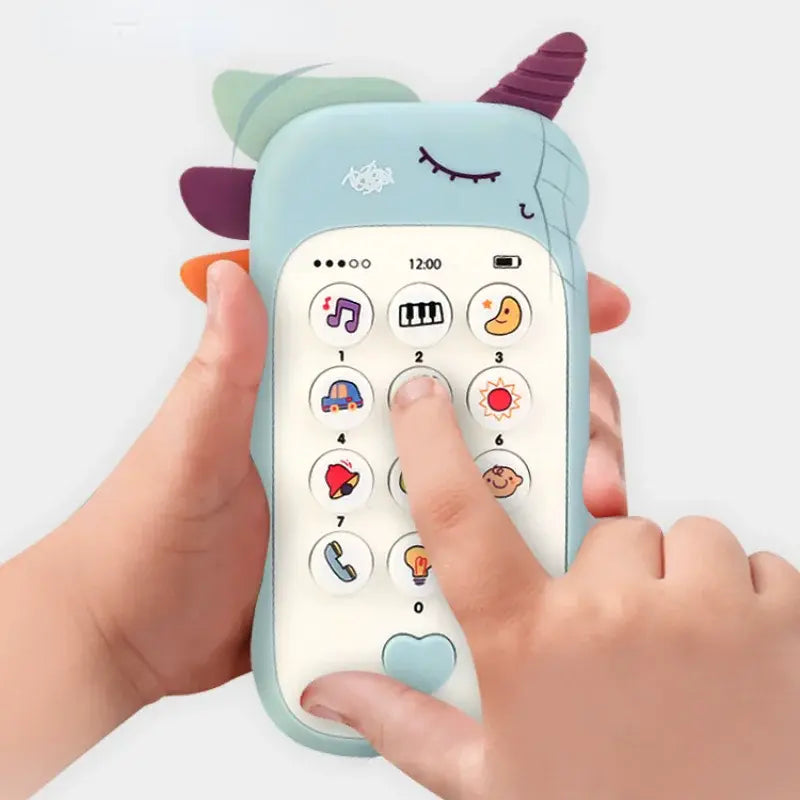 Baby Phone Sound Sleeping Toy With Teether