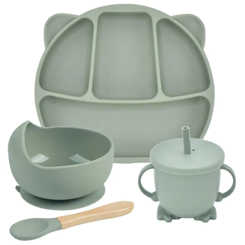 Silicone Plate Baby Dinner Set