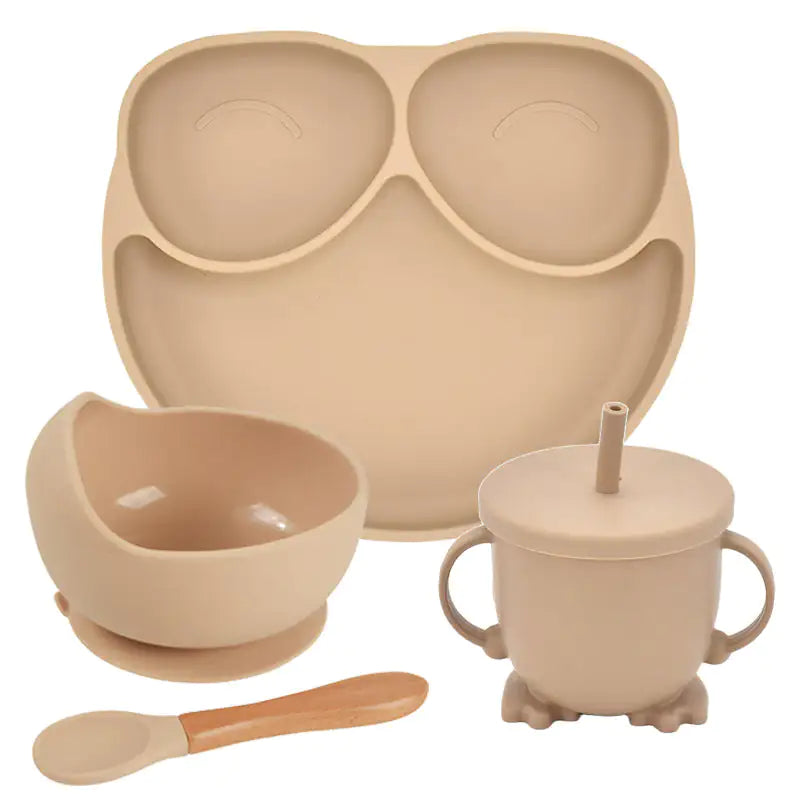 Silicone Plate Baby Dinner Set