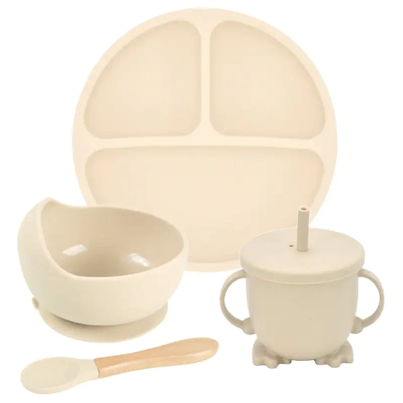 Silicone Plate Baby Dinner Set