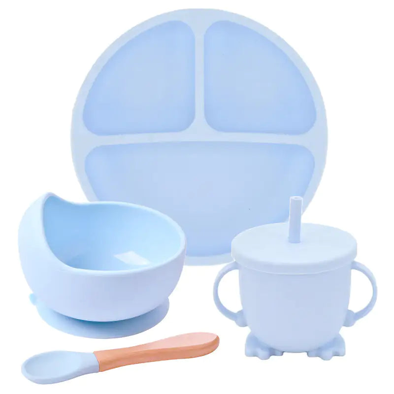 Silicone Plate Baby Dinner Set