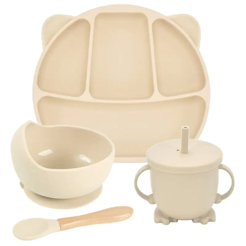 Silicone Plate Baby Dinner Set