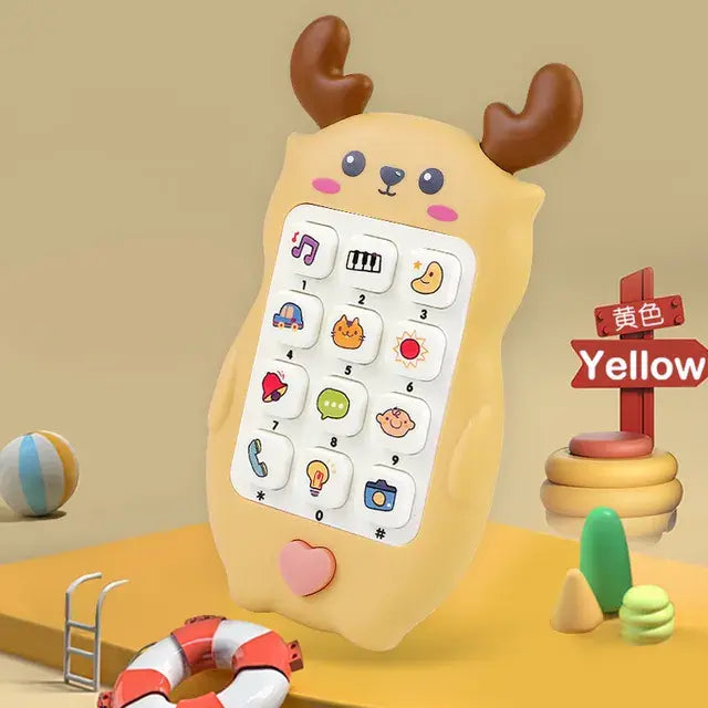 Baby Phone Sound Sleeping Toy With Teether