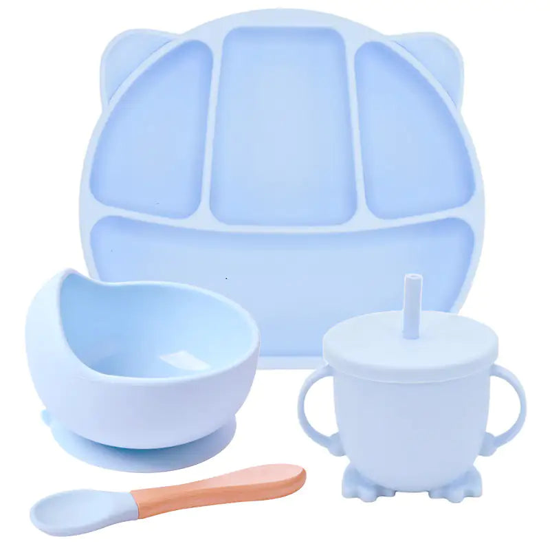 Silicone Plate Baby Dinner Set