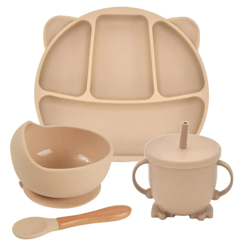 Silicone Plate Baby Dinner Set