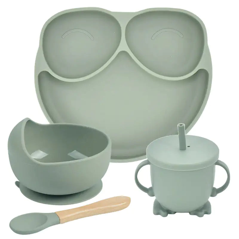 Silicone Plate Baby Dinner Set