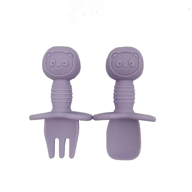 Gentle Grip Silicone Feeding Duo