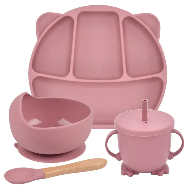 Silicone Plate Baby Dinner Set