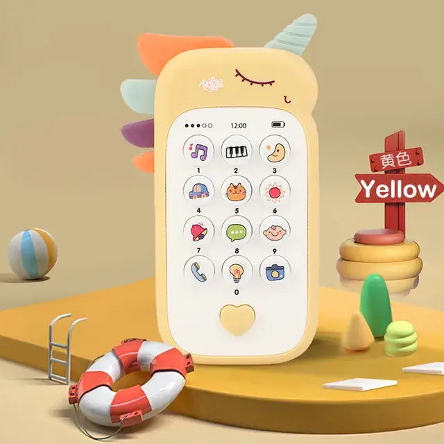 Baby Phone Sound Sleeping Toy With Teether