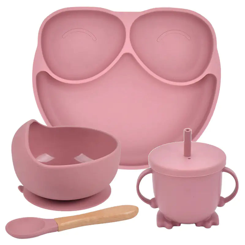 Silicone Plate Baby Dinner Set