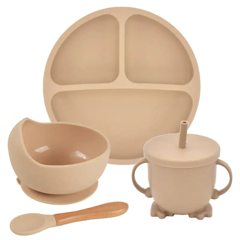 Silicone Plate Baby Dinner Set