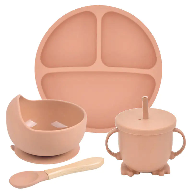 Silicone Plate Baby Dinner Set