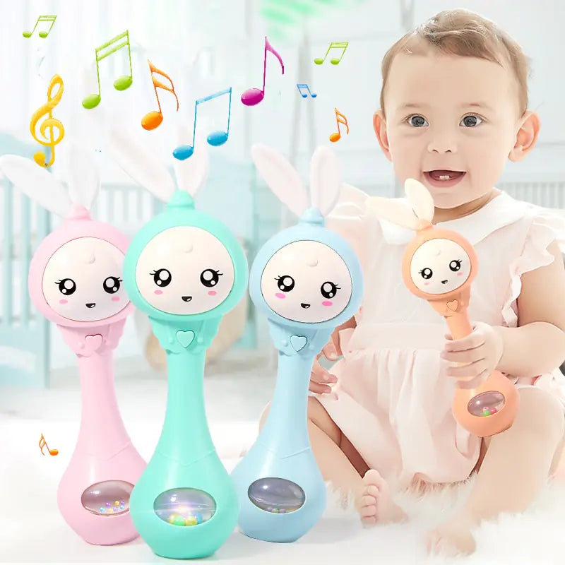 Bunny Glow Melody Rattle