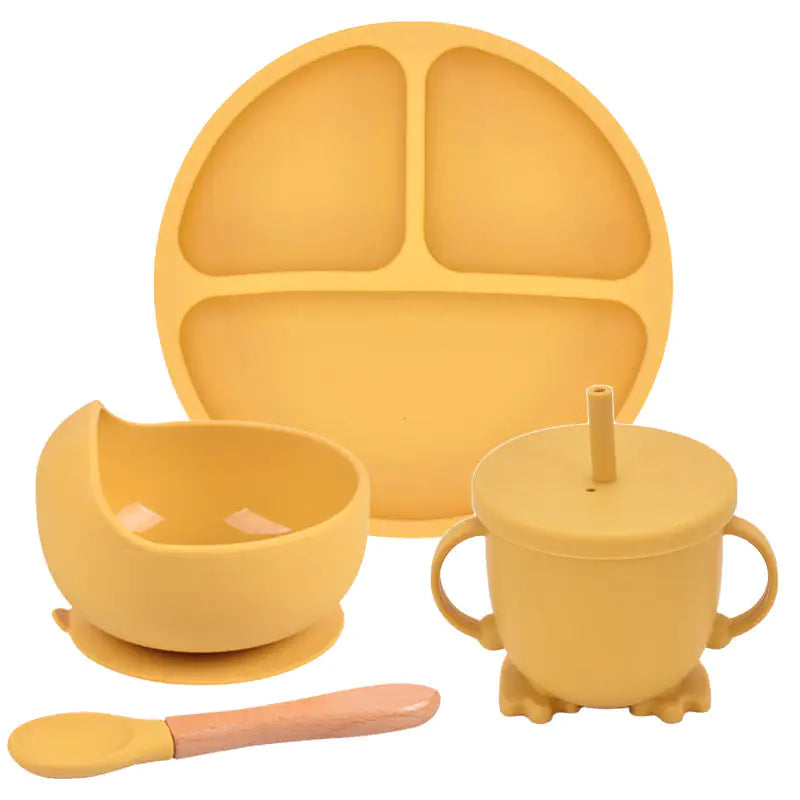 Silicone Plate Baby Dinner Set