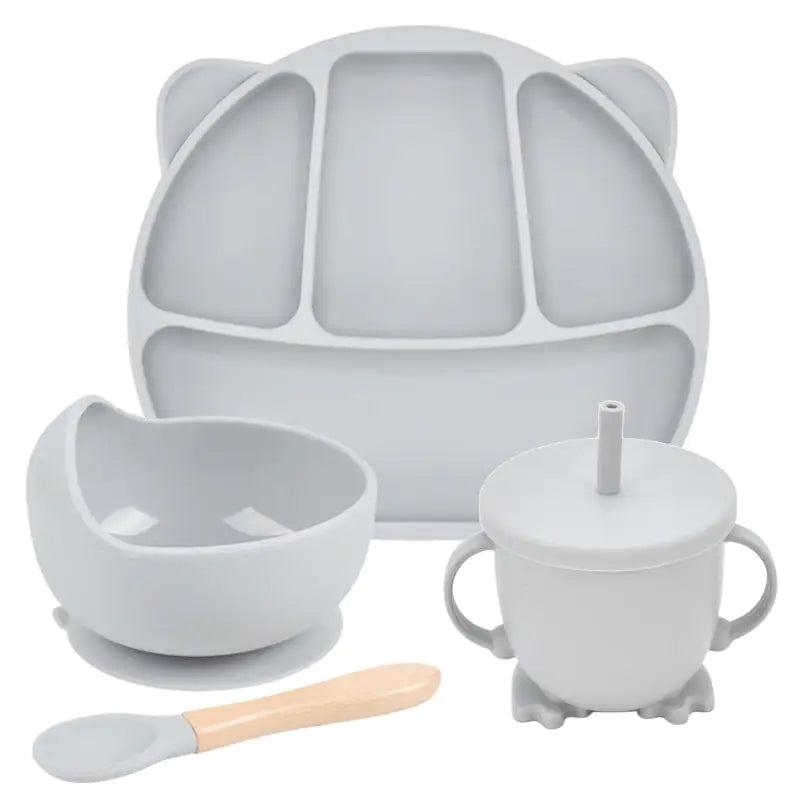 Silicone Plate Baby Dinner Set