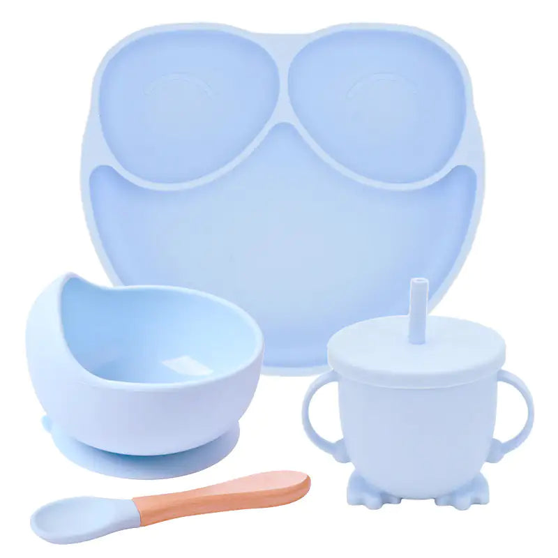 Silicone Plate Baby Dinner Set