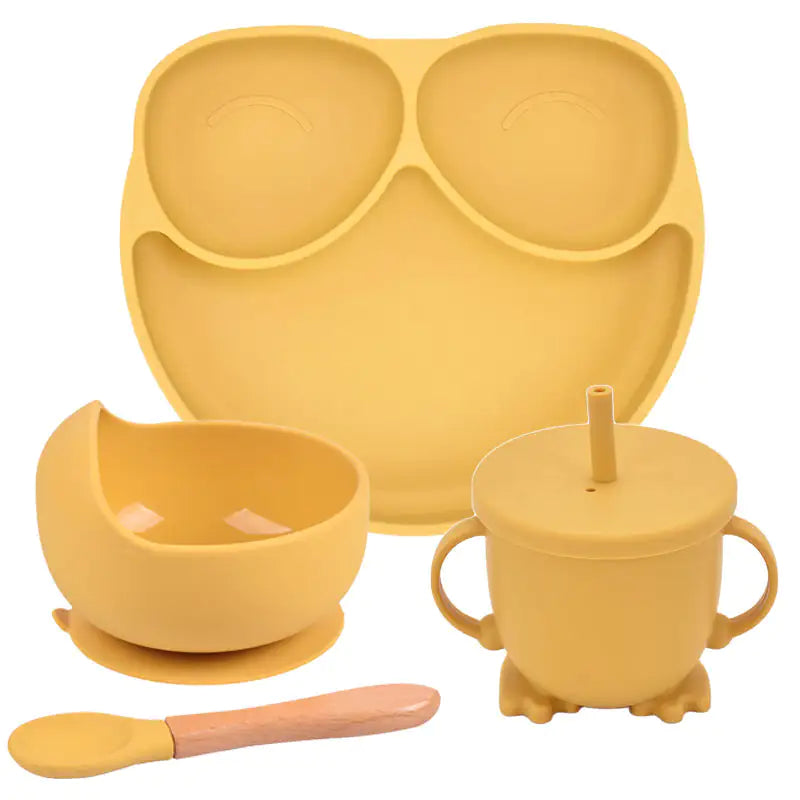 Silicone Plate Baby Dinner Set