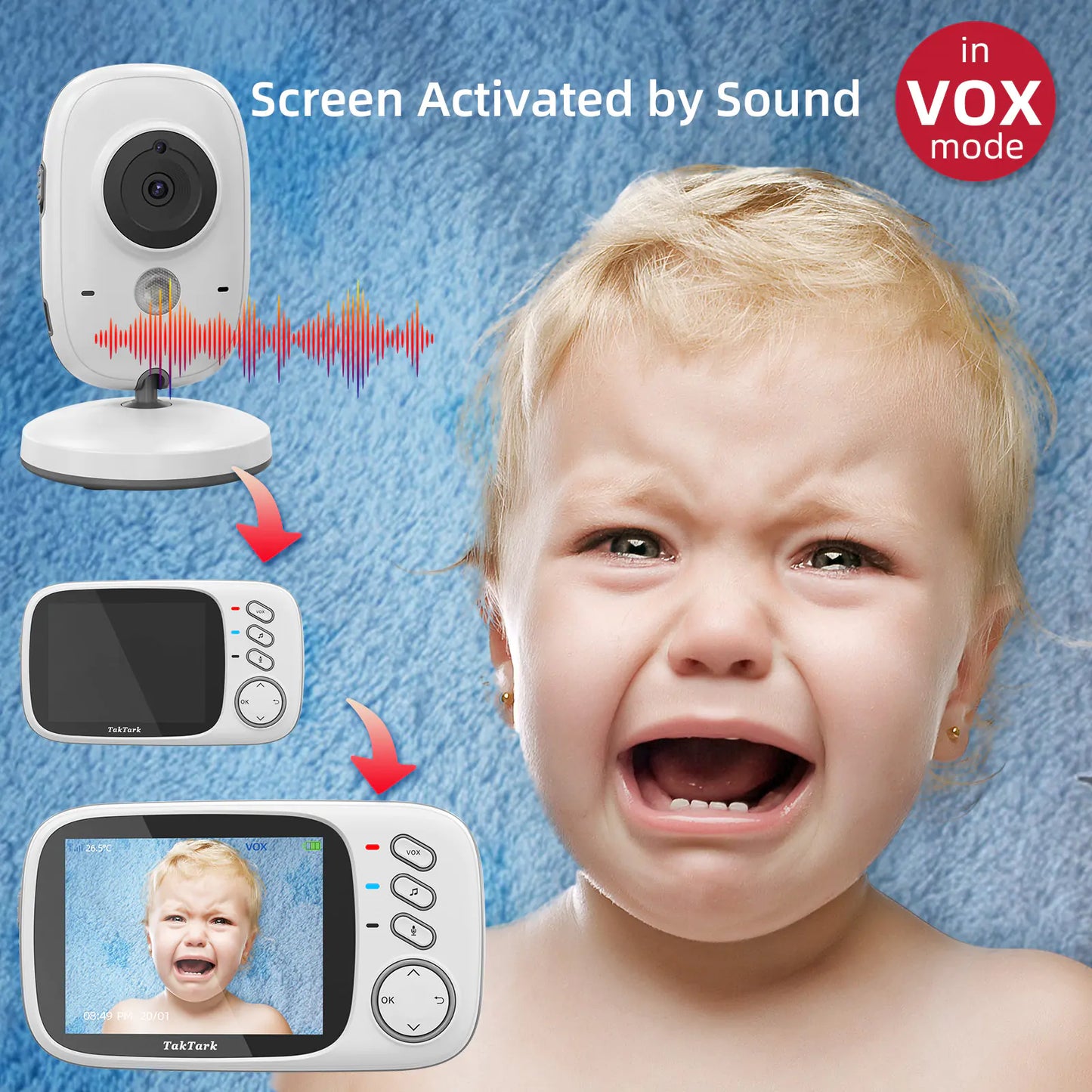 1080p Wireless Video Baby Monitor