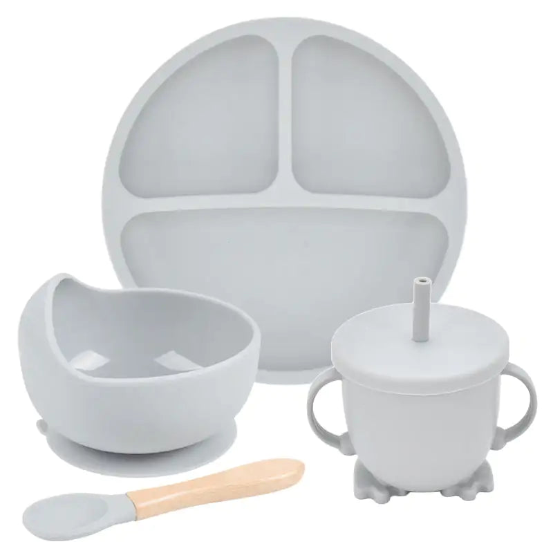 Silicone Plate Baby Dinner Set